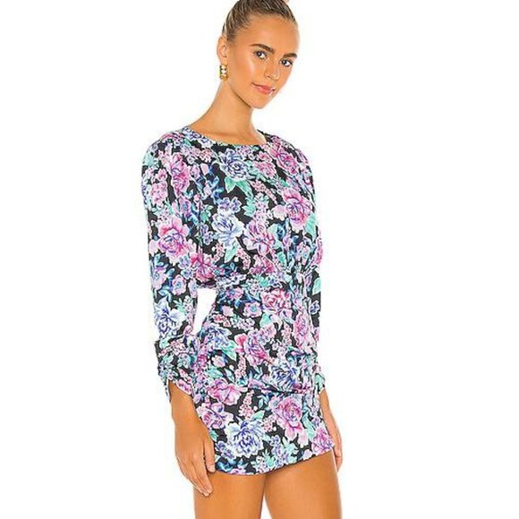 For Love & Lemons | Brandy Mini Dress Azalea Size XS - Picture 3 of 10